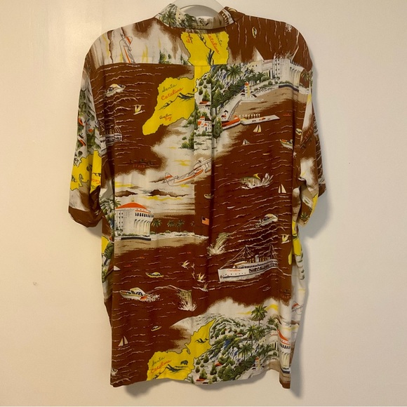 Vintage Wind And Sea Laguna Beach Hawaiian Shirt Size XL - Picture 4 of 12
